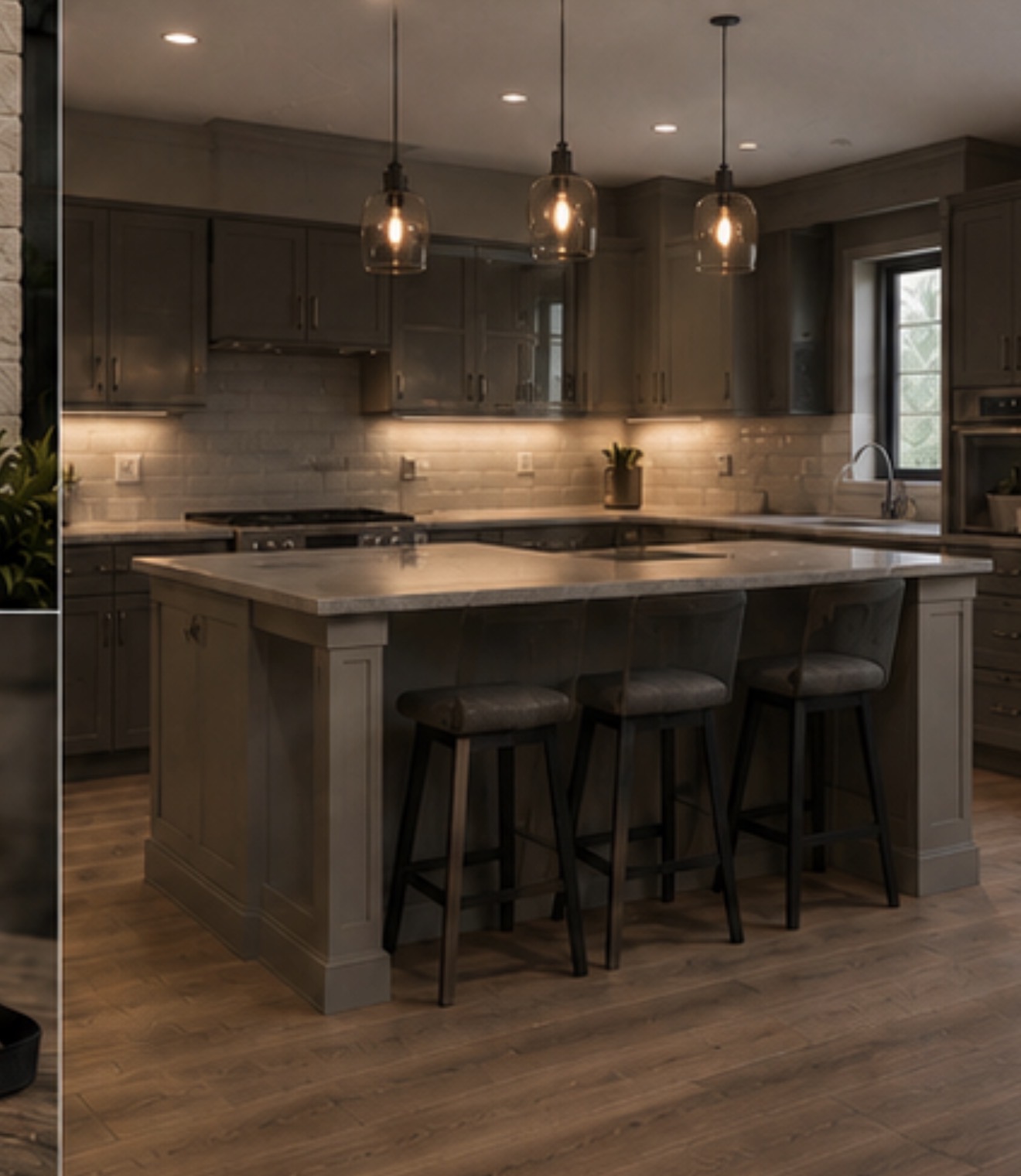 Beautifully finished kitchen — handyman craftsmanship by Titan Harbor